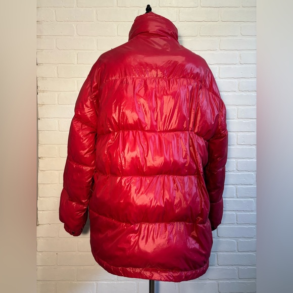 Save the Duck x Disney, a Donald & Daisy Collection Red Puffer Jacket - Picture 3 of 14